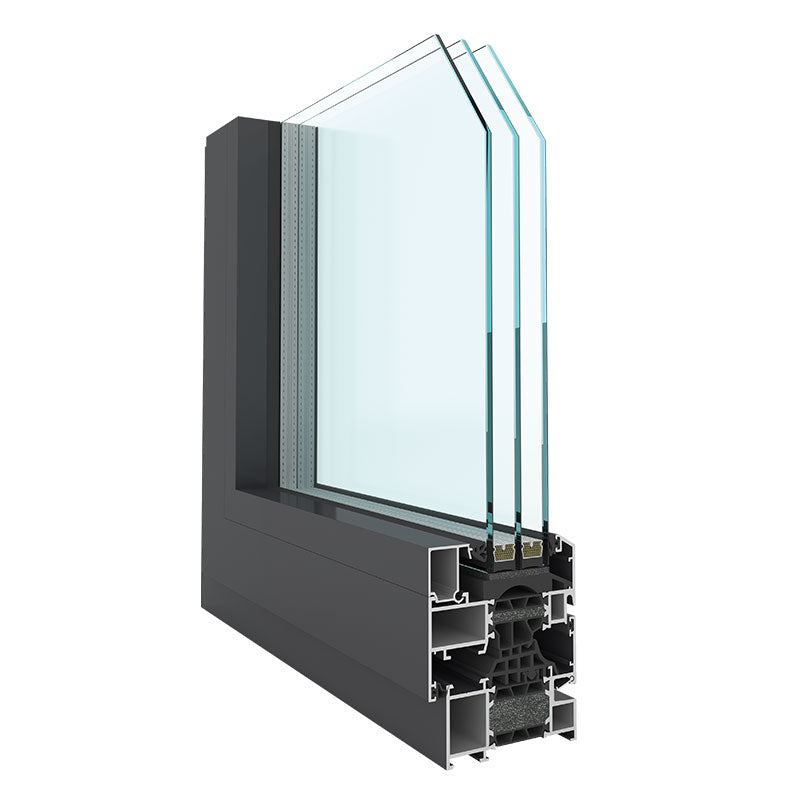 X76 Villa Series Awning Window & Fixed Window Assembly